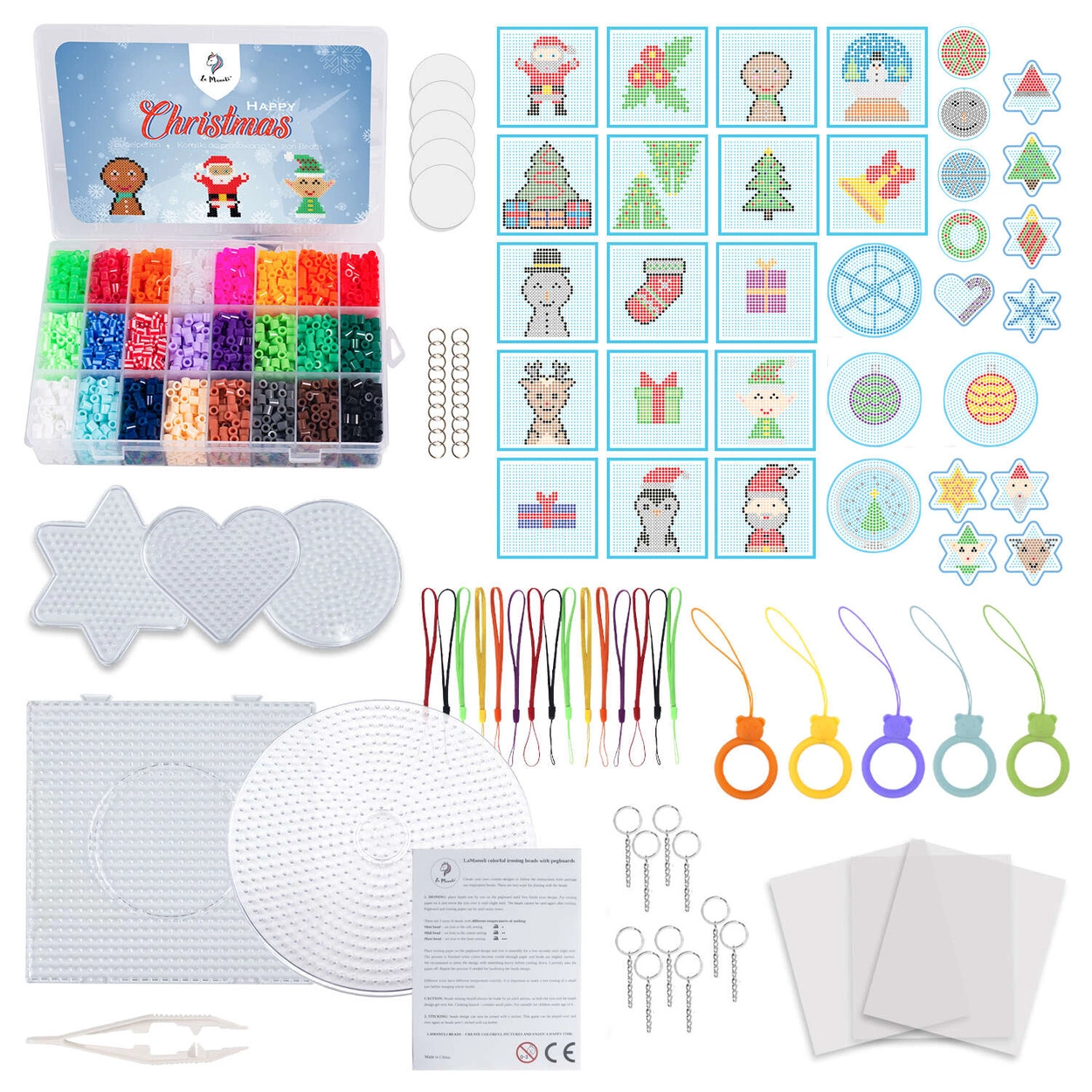 Koraliki do prasowania Zestaw Happy Christmas