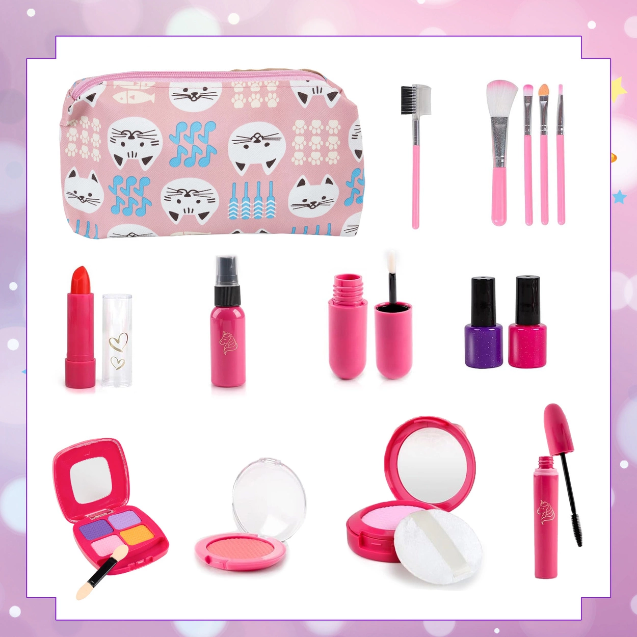 Kosmetyki dla dziewczynki - zestaw Kitty