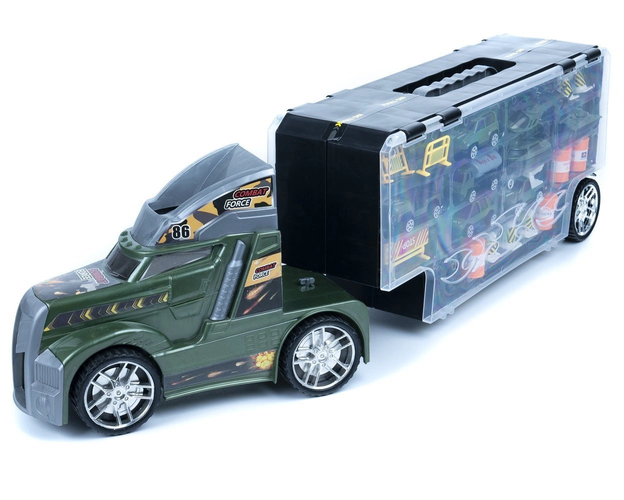 Wojskowa Laweta na resoraki + WYRZUTNIA