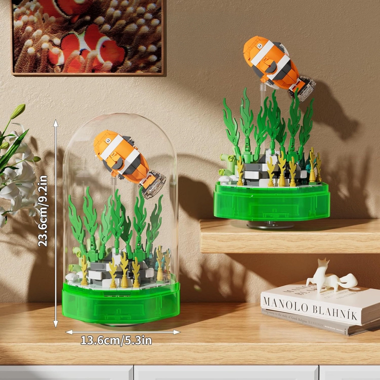 Pozytywka z Błazenkiem 426 Klocków Świecąca Dekoracja