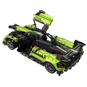 Klocki Konstrukcyjne Rastar Zdalnie Sterowane Pagani Huayra BC Zielony