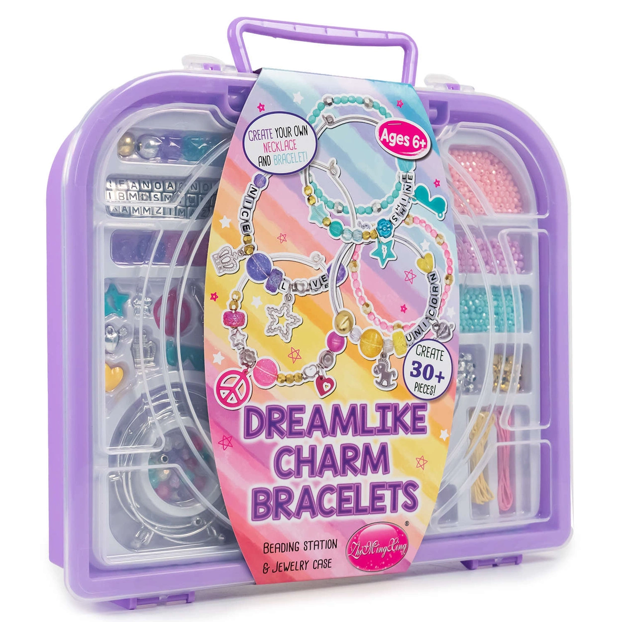 Zestaw Kreatywny do Robienia Biżuterii DIY Walizka