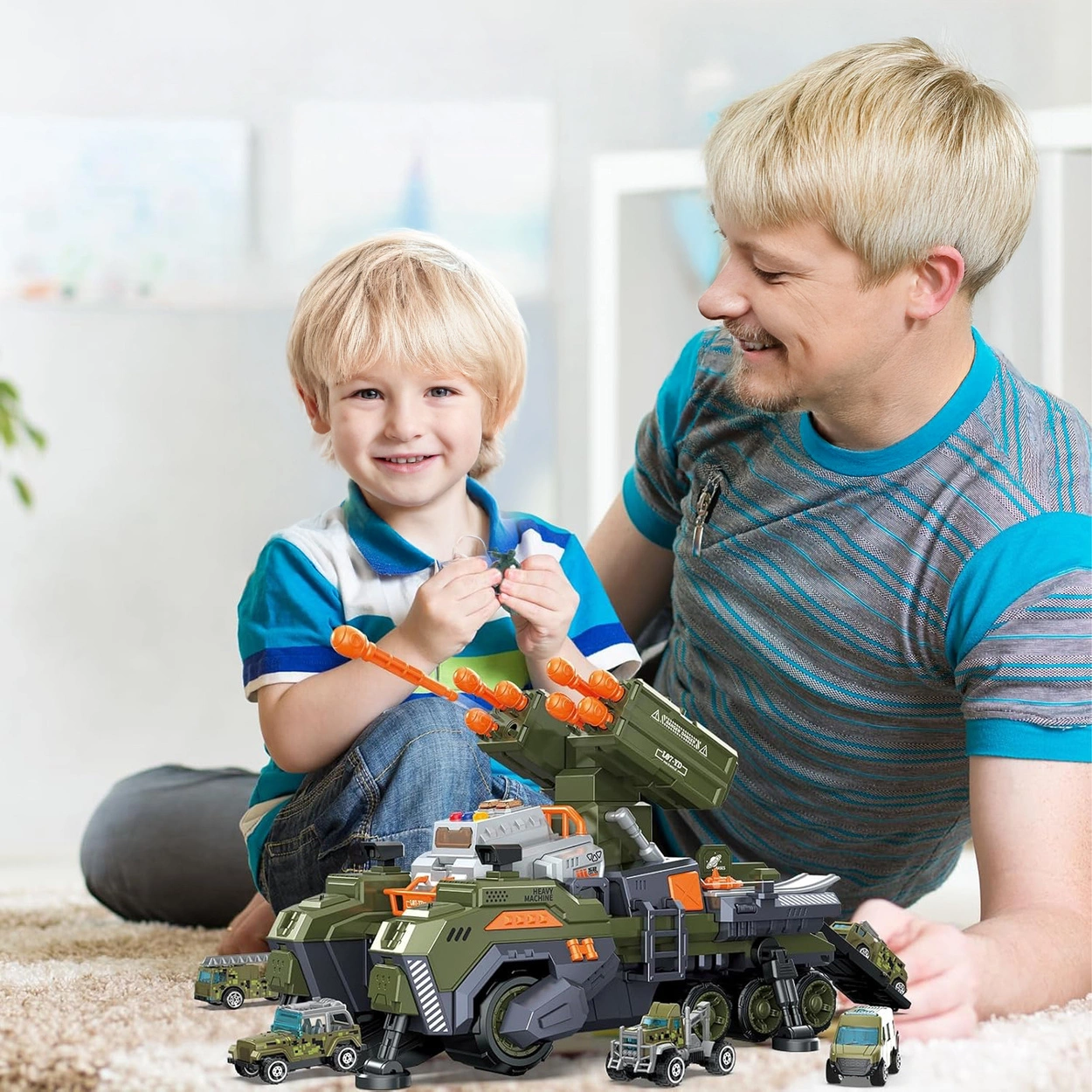 Interaktywny Czołg Grzmot z resorakami