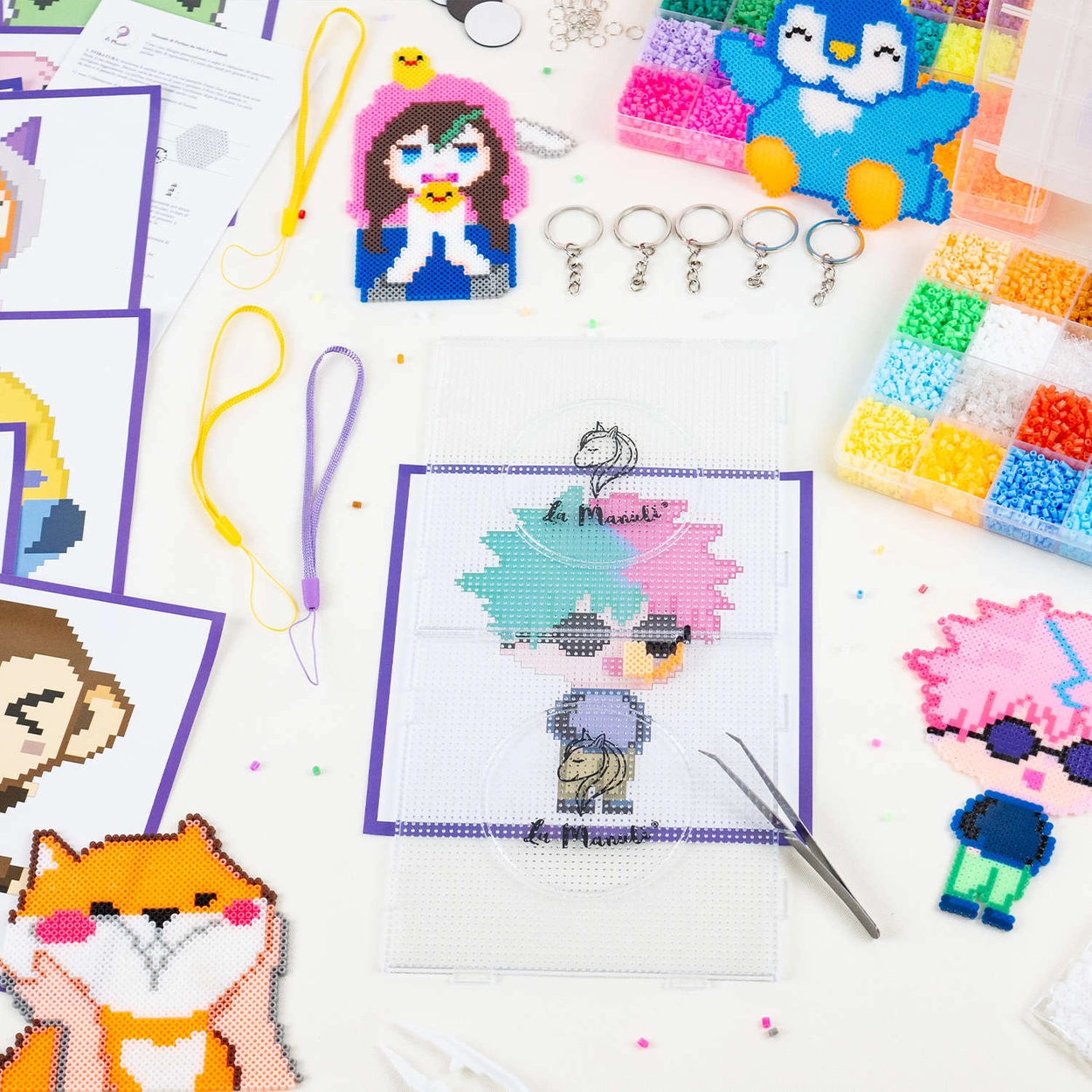 Mini Koraliki do prasowania Zestaw Anime i Manga