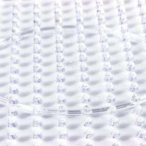 2 przezroczyste uniwersalne szablony do koralików MAXI