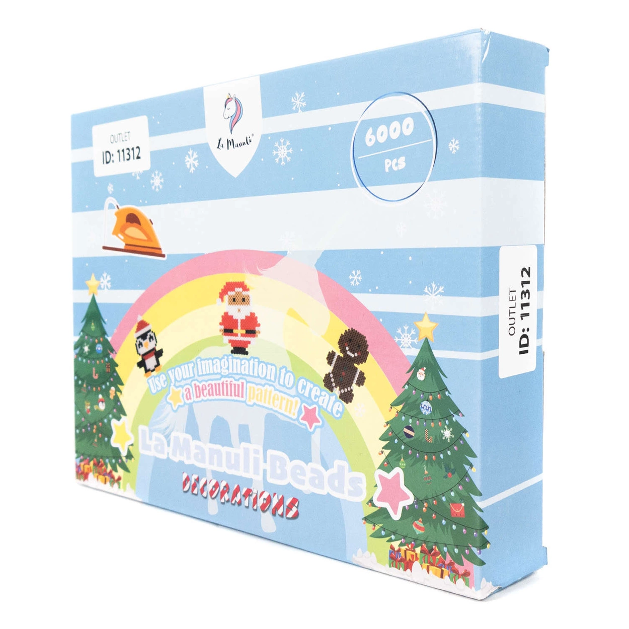 OUTLET Koraliki do prasowania Wzory Świąteczne - Zestaw