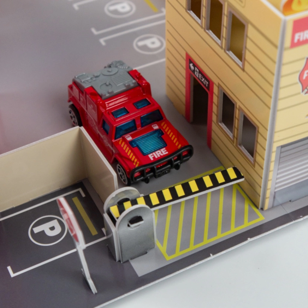 Straż Pożarna Puzzle 3D dla Dzieci z Resorakiem Trójwymiarowa Układanka