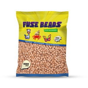 Koraliki do prasowania JASNY BRĄZ 1500 szt Benny Beads