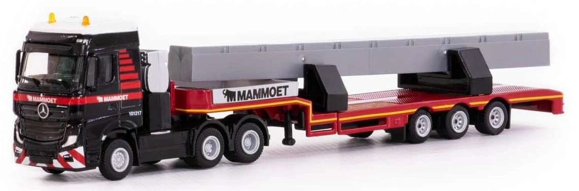 Ciężarówka MAMMOET Mercedes Benz z naczepą 1:87