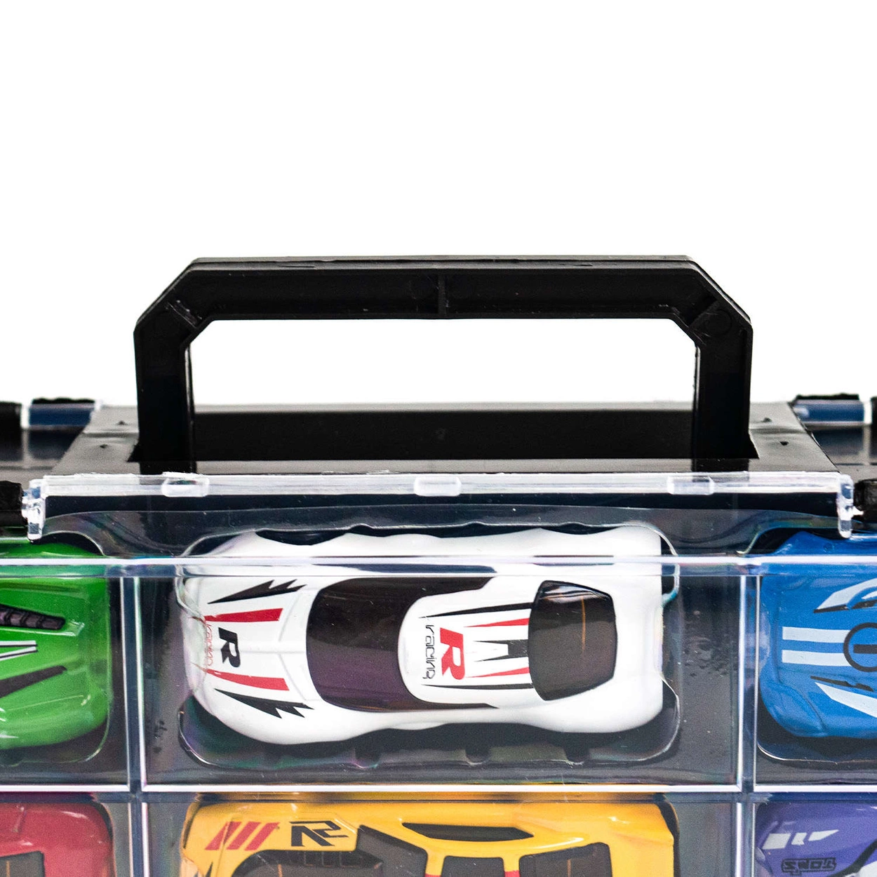 Transporter Ciężarówka na Resoraki Czerwona Akcesoria