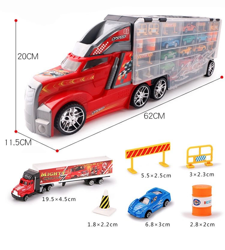 Ciężarówka Laweta Auta 10 RESORAKÓW + WYRZUTNIA