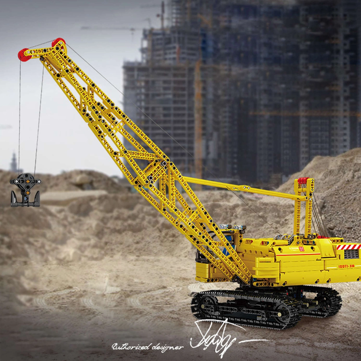 Klocki Technic Dźwig Gąsienicowy Żuraw Zdalnie Sterowany