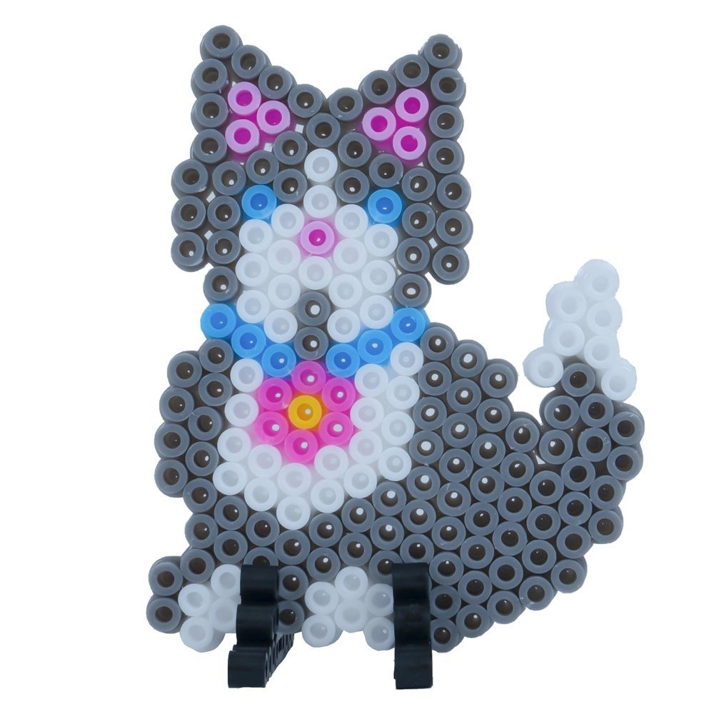 KOTEK Z KORALIKÓW DO PRASOWANIA MINI SZABLON