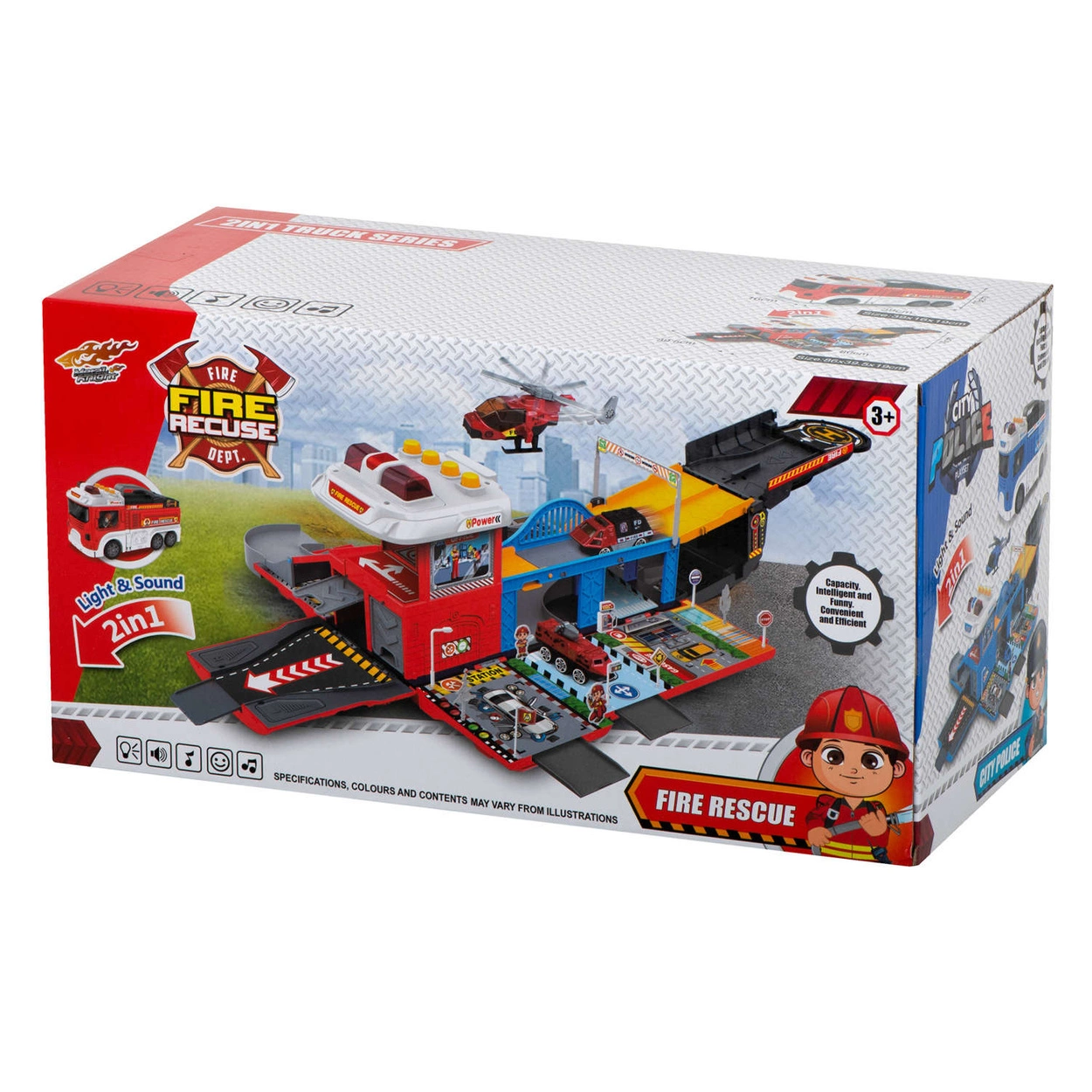 Wóz Policyjny Remiza - Resoraki Dla Dzieci