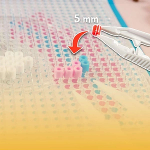 Koraliki do prasowania 5000 szt NEONOWE