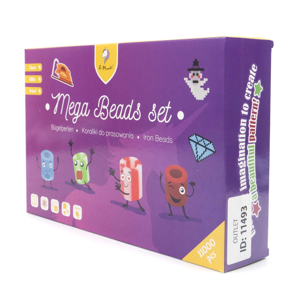 OUTLET Koraliki do prasowania Zestaw Mega Beads Set