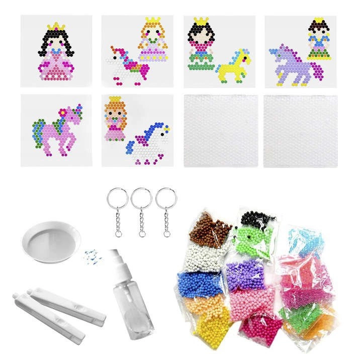 Koraliki Wodne 4000 szt. Zestaw Jednorożce Księżniczki