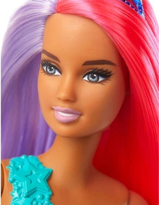 Barbie Dreamtopia Lalka Syrenka (30cm) z różowo - fioletowe włosami