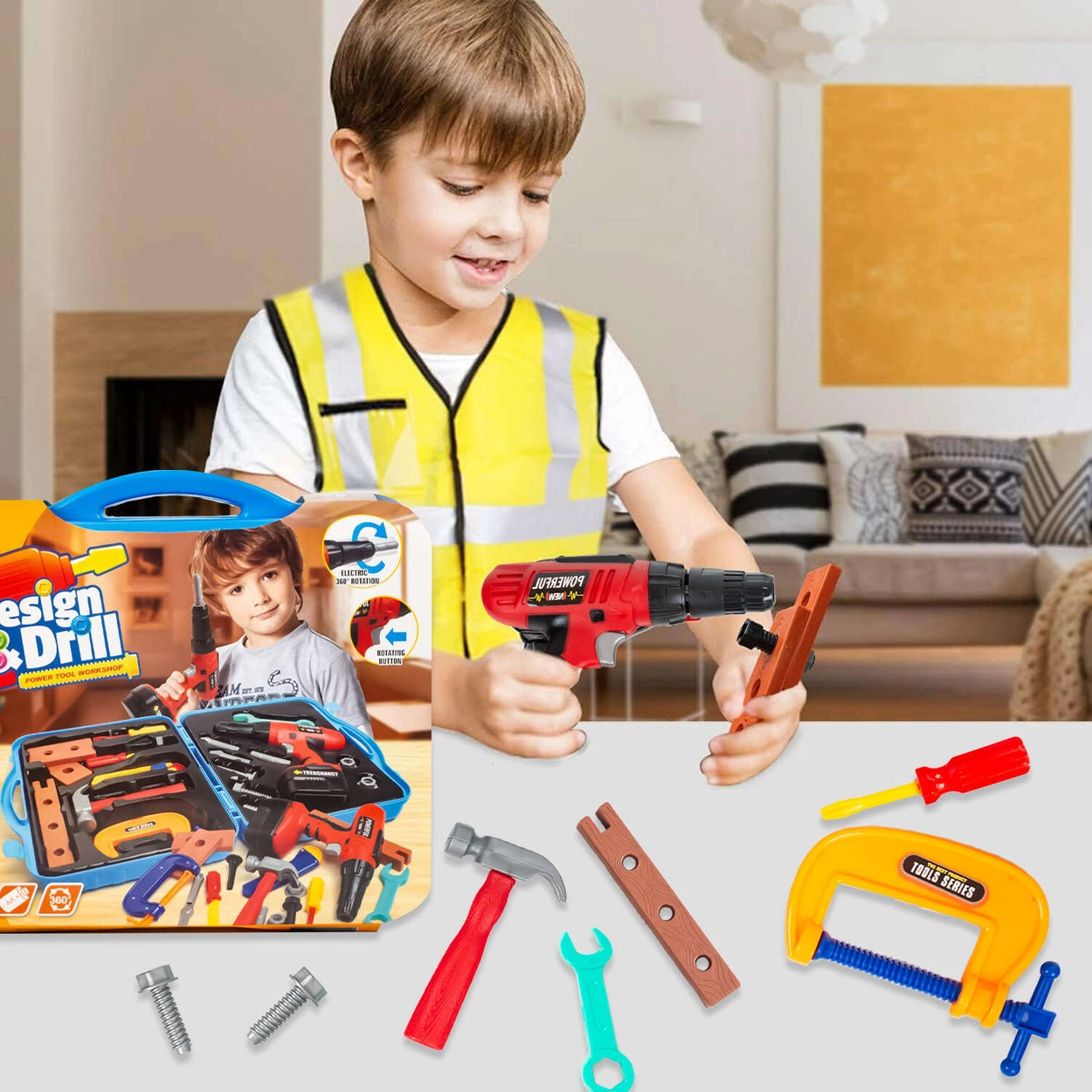 OUTLET Zestaw Narzędzi w Walizce - Zestaw Małego Majsterkowicza