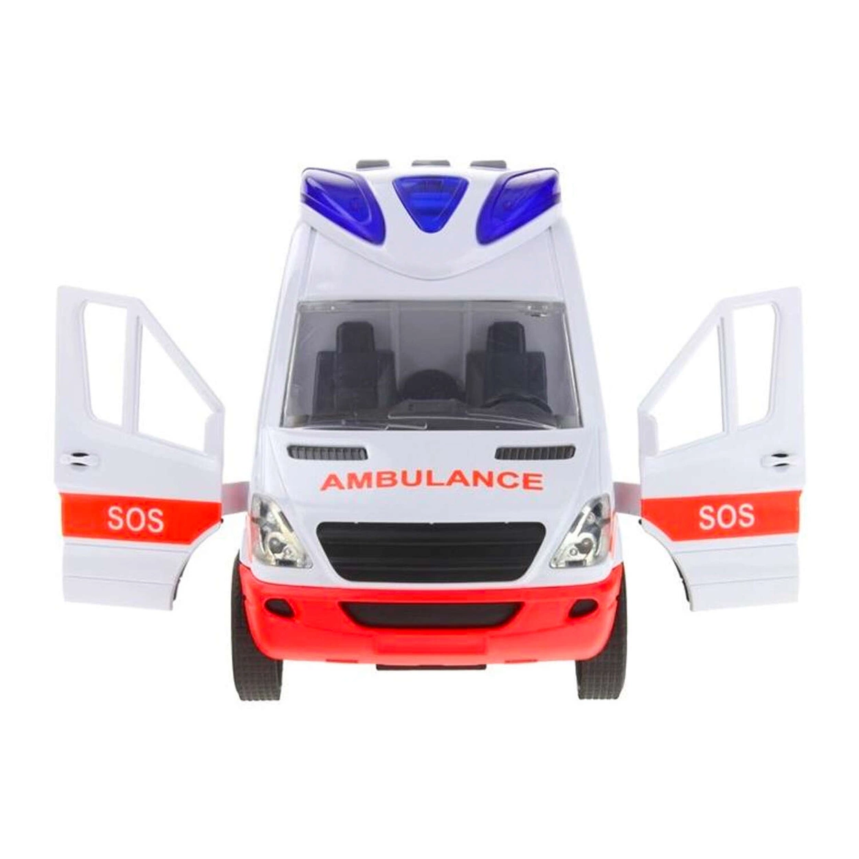 Ambulans Karetka Pogotowia Ratunkowego Zabawka z Dźwiękami i Noszami