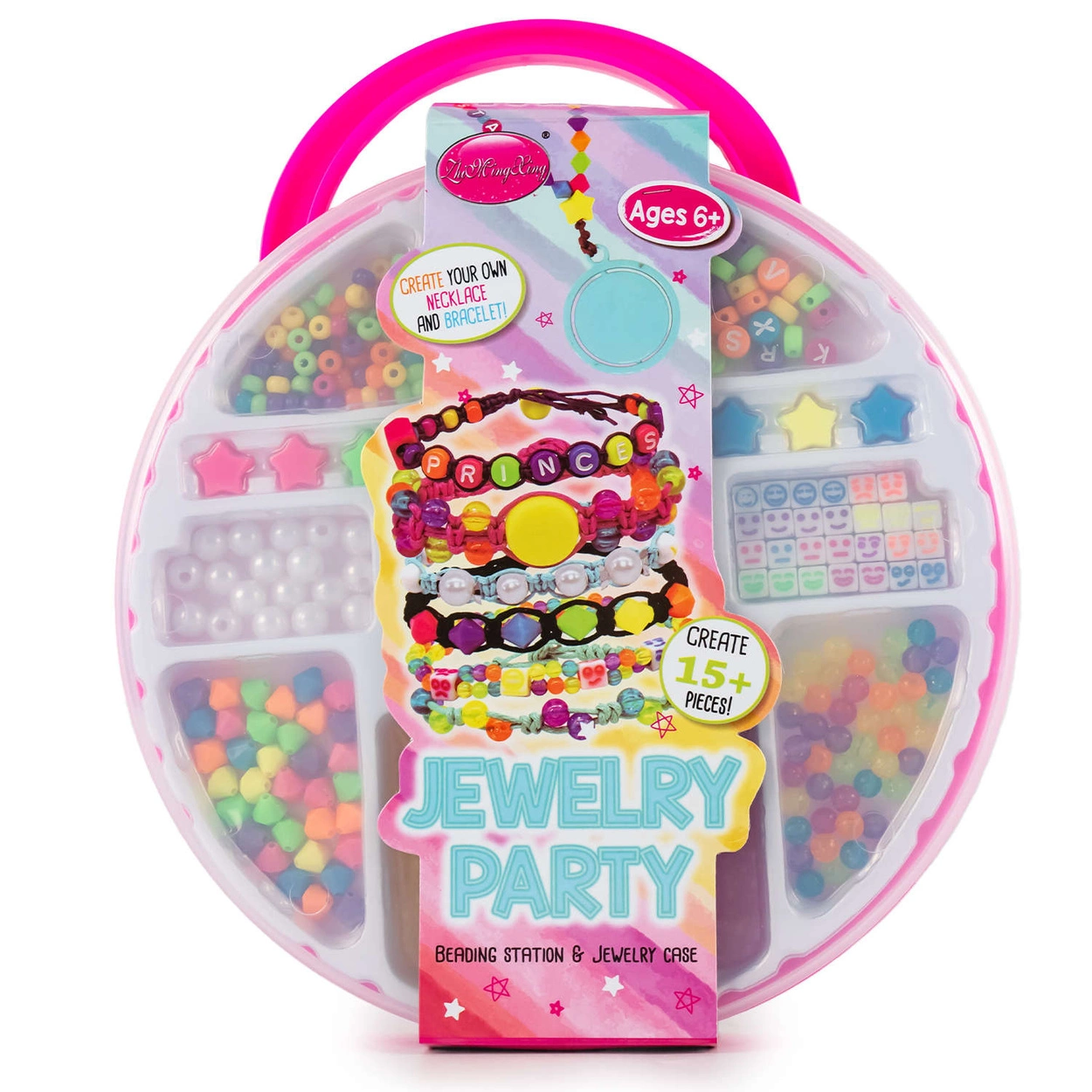 Zestaw Kreatywny do Robienia Biżuterii Bransoletek Walizka