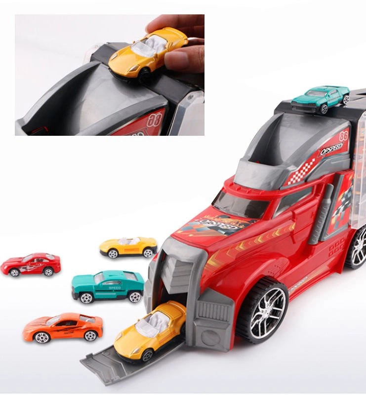 Ciężarówka Laweta Auta 10 RESORAKÓW + WYRZUTNIA