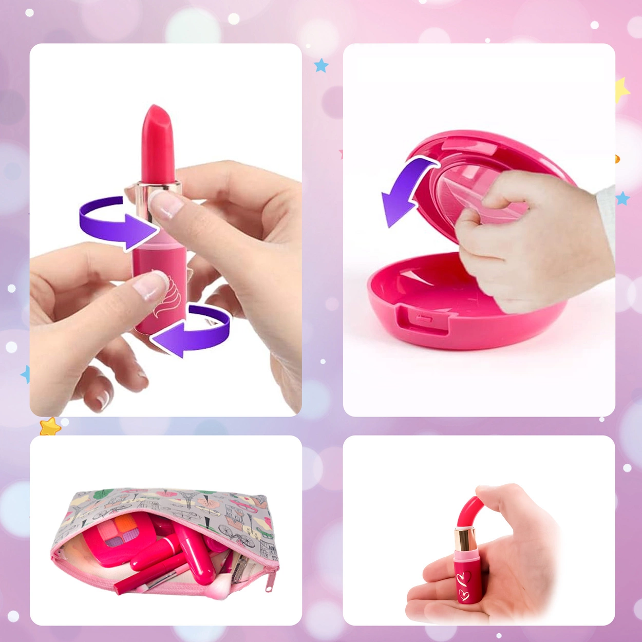 Kosmetyki dla dziewczynki - zestaw Jednorożca