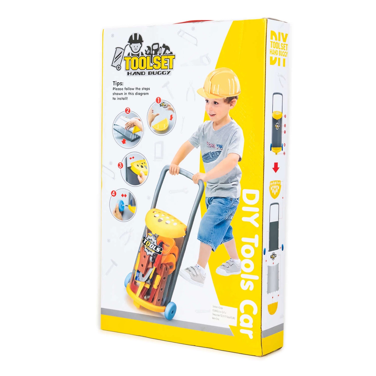 Zestaw Majsterkowicza Narzędzia Wózek na Kołach dla Dzieci