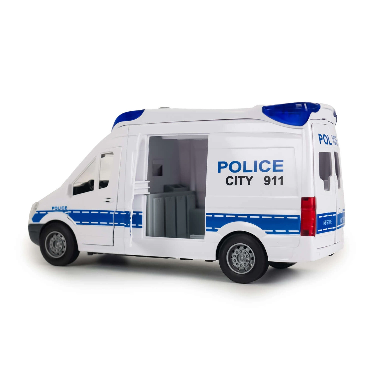 Interaktywny Policyjny Samochód Furgonetka z Efektami