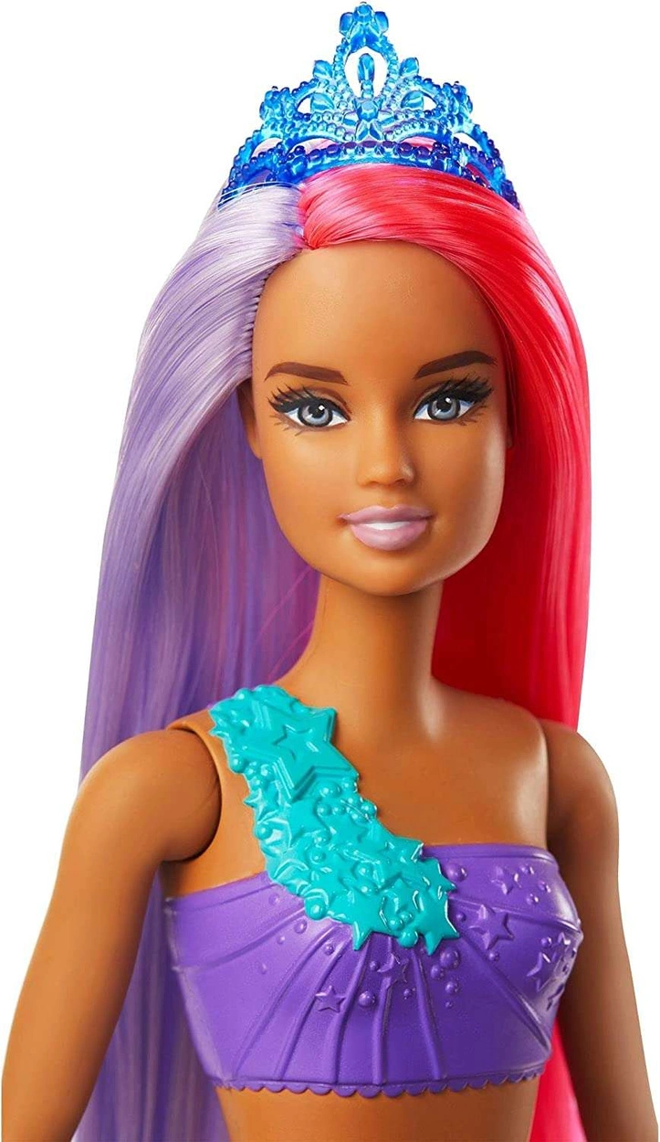 Barbie Dreamtopia Lalka Syrenka (30cm) z różowo - fioletowe włosami