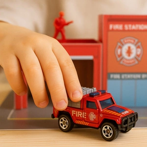 Straż Pożarna Puzzle 3D dla Dzieci z Resorakiem Trójwymiarowa Układanka