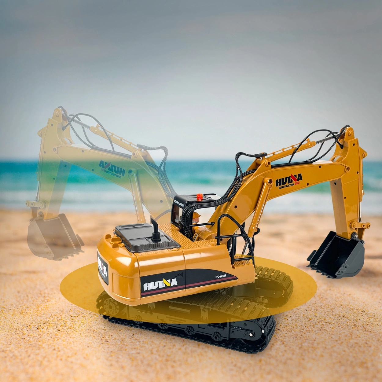 Zdalnie Sterowana Koparka Gąsienicowa RC 3w1