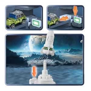 Interaktywny Galaktyczny Transporter 2w1 Stacja Badawcza z Akcesoriami