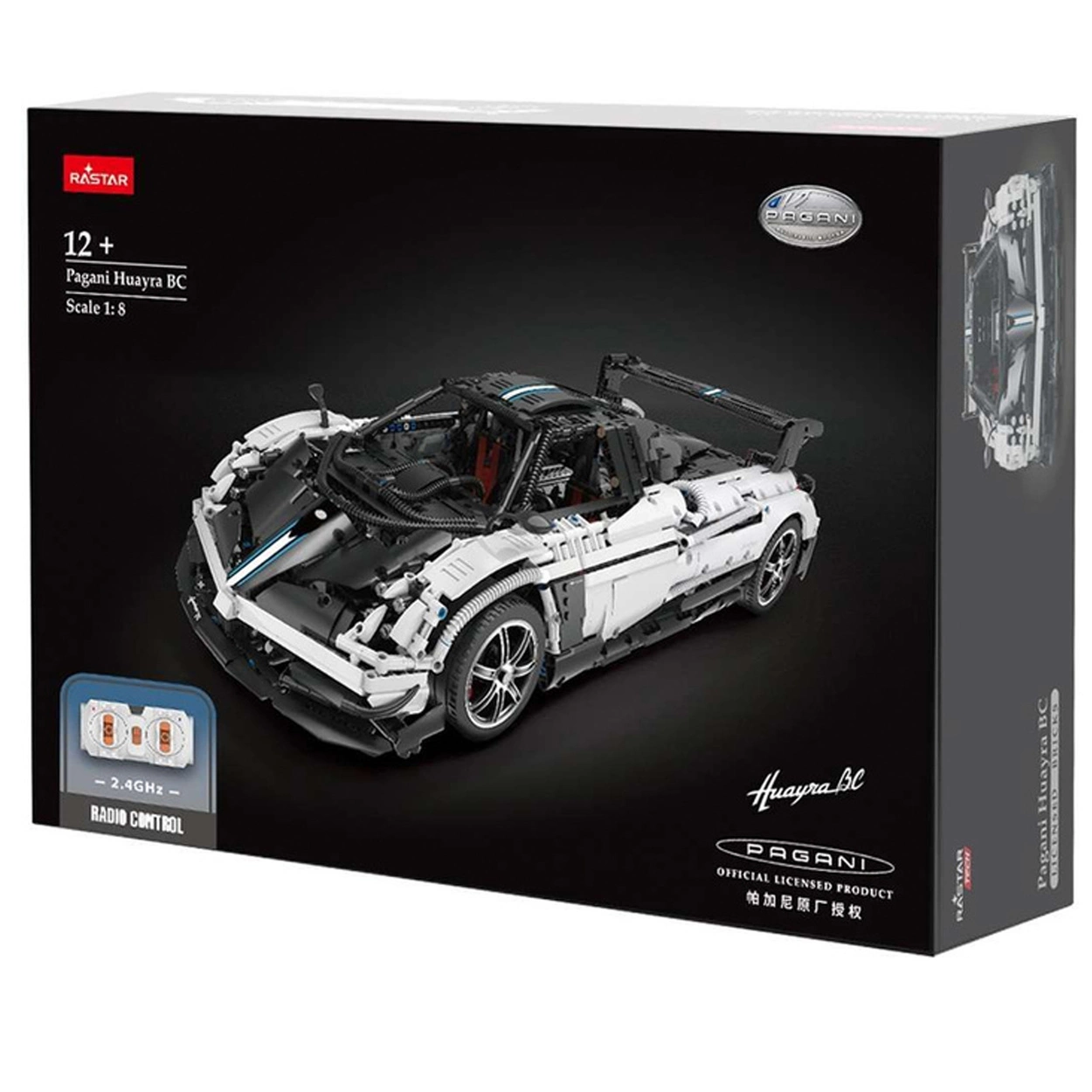 Klocki Konstrukcyjne Pagani Huayra RC 1:8 RASTAR 97900