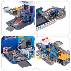 Wóz Policyjny Remiza - Resoraki Dla Dzieci