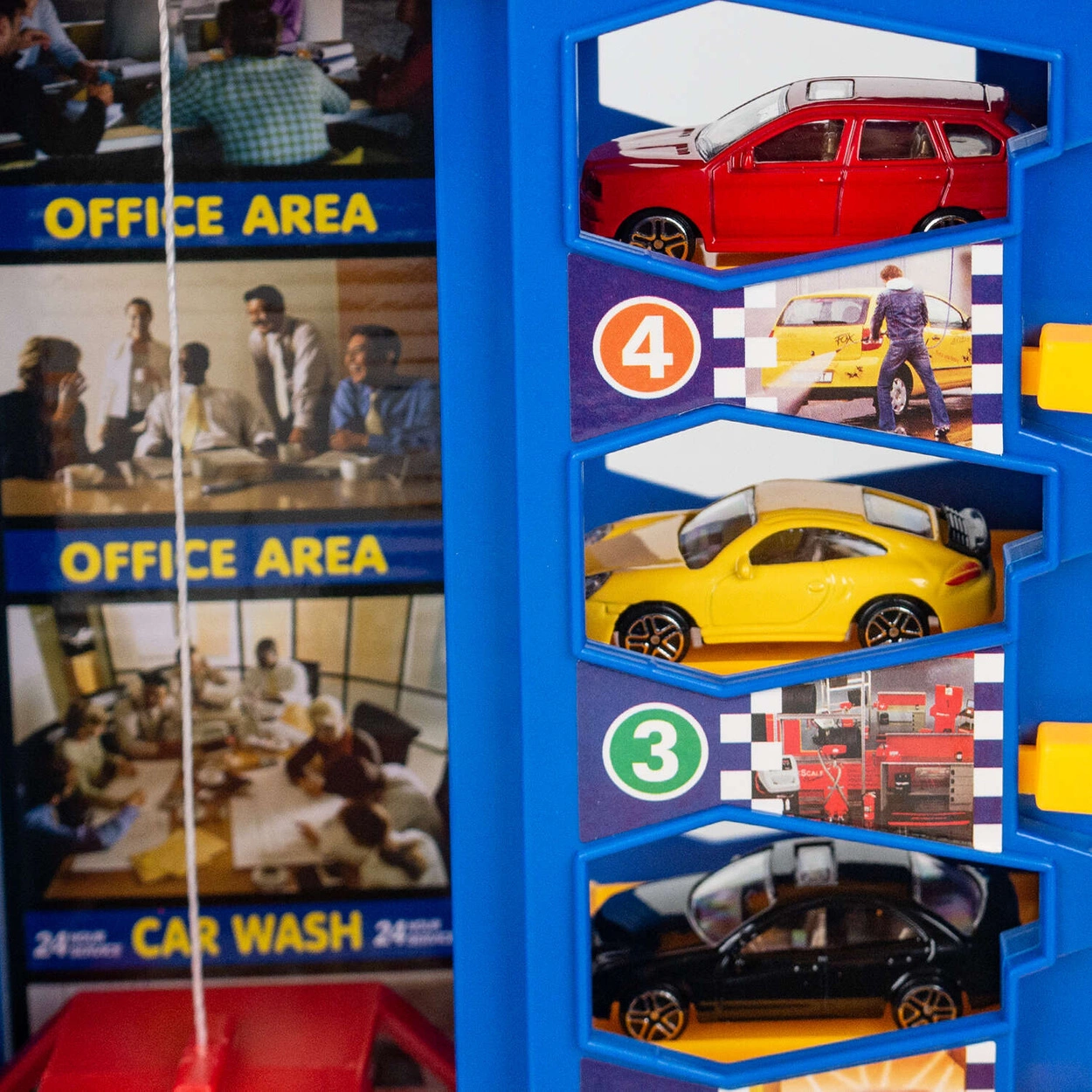 Wielopoziomowy Parking Samochodowy z WINDĄ Garaż na autka 92126