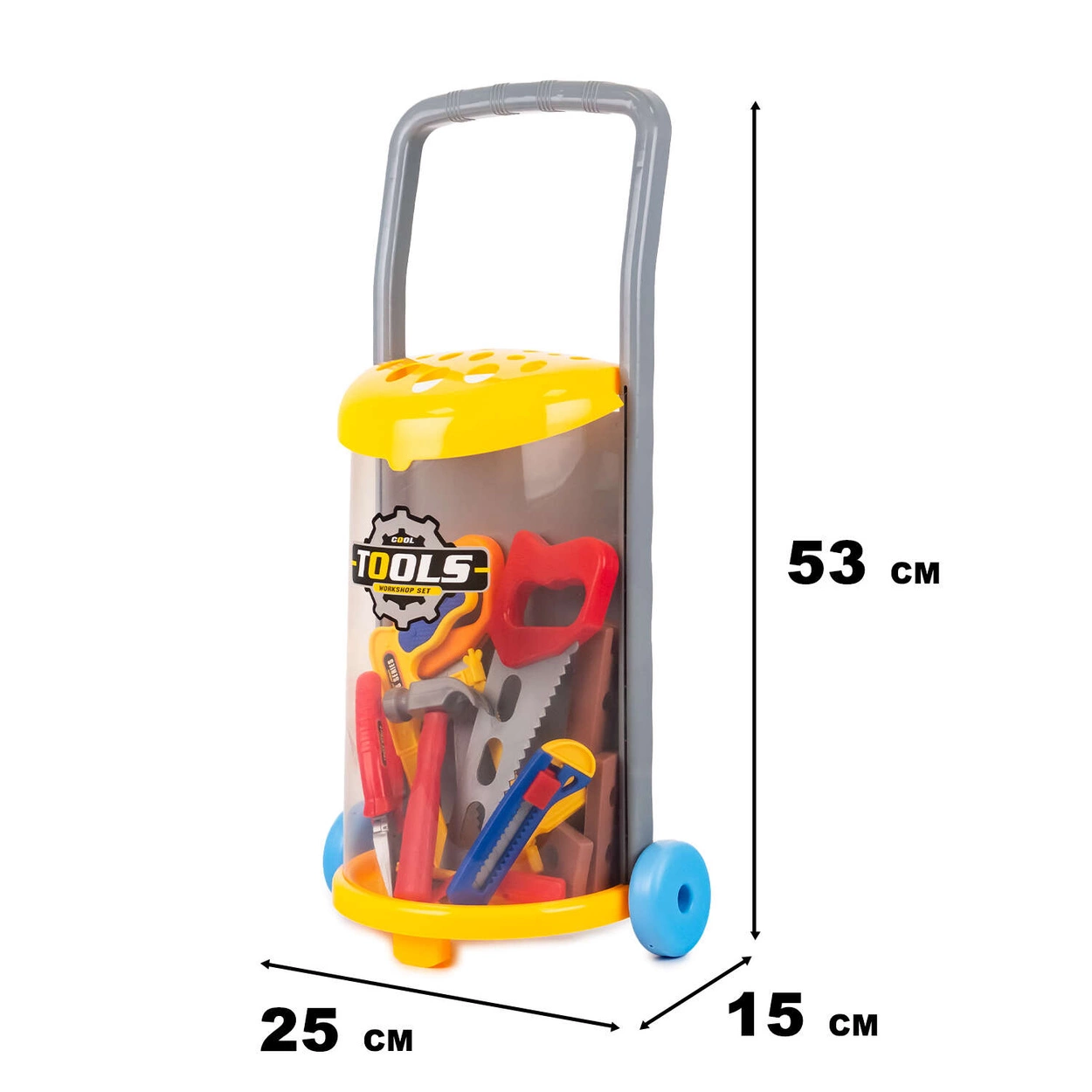 Zestaw Majsterkowicza Narzędzia Wózek na Kołach dla Dzieci