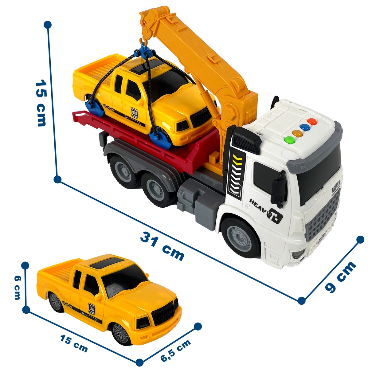 Auto Laweta z DŹWIĘKIEM I ŚWIATŁAMI Pomoc Drogowa z Dźwigiem Transporter