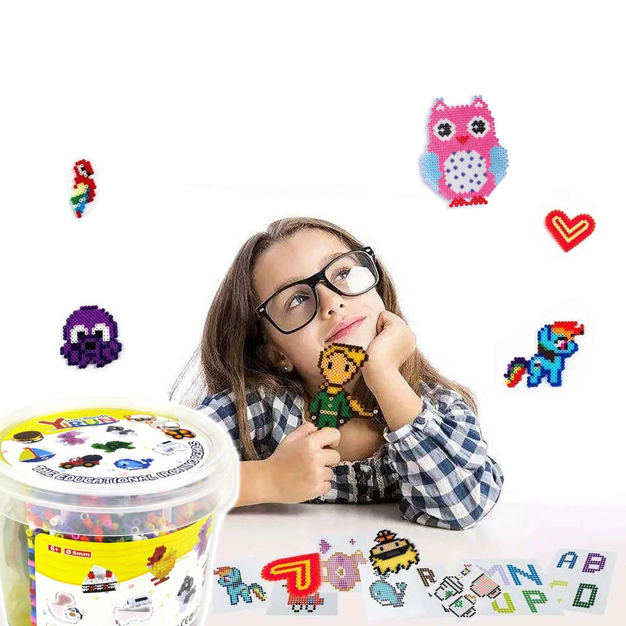 Koraliki do prasowania 5000szt Wzory Szablony