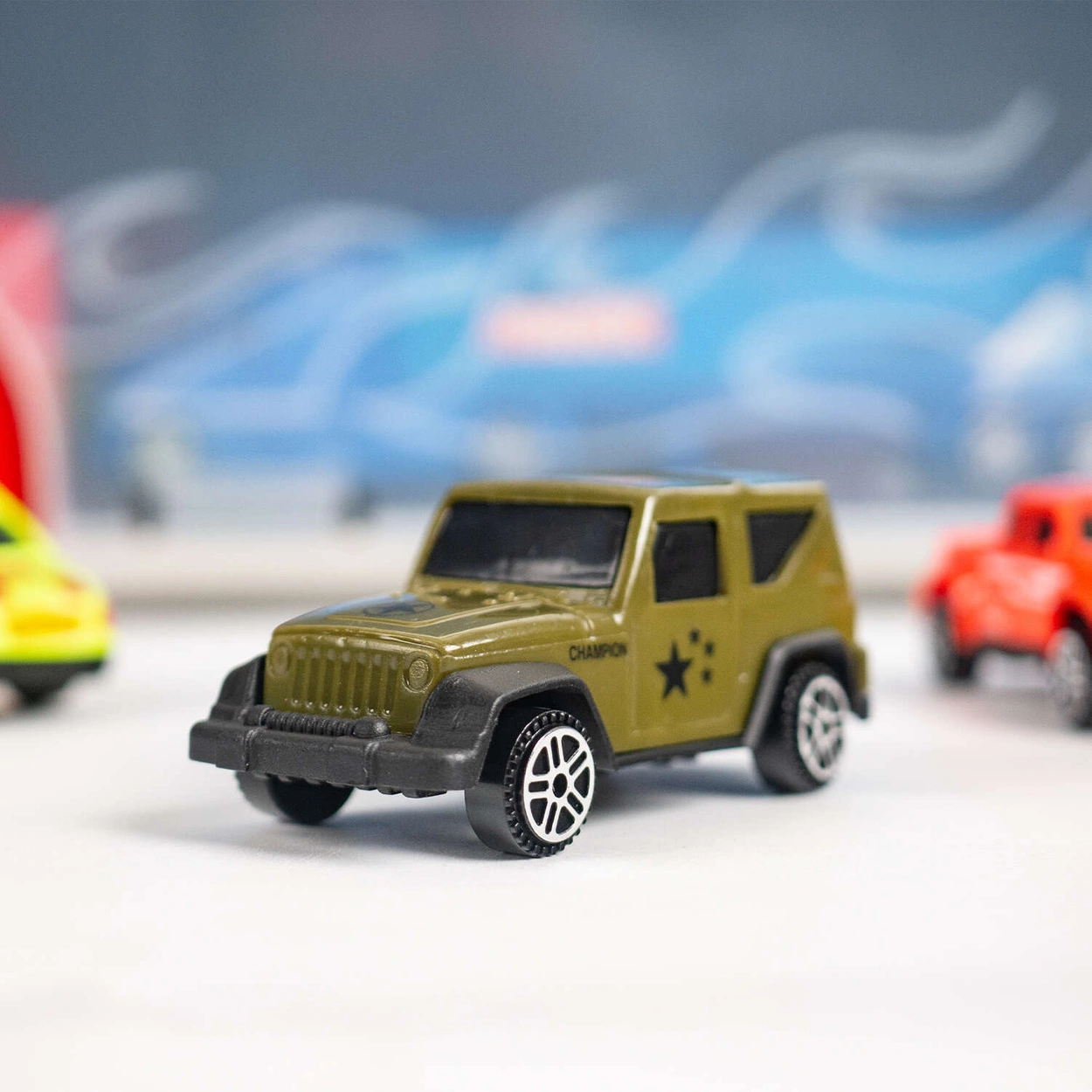 WIELKI Transporter TIR Ciężarówka z Resorakami + WYRZUTNIA