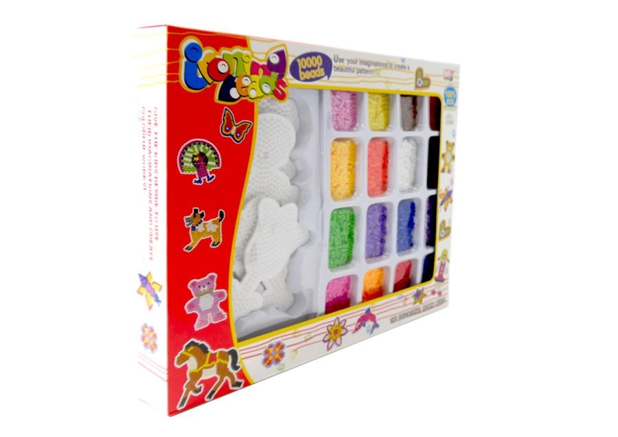 Koraliki IRONING BEADS 10000 + 2 kwiatki + 2 ludziki