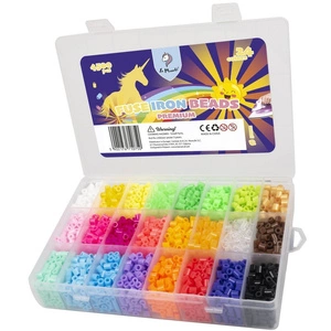 Koraliki do prasowania 4500 szt JASNE Kolory