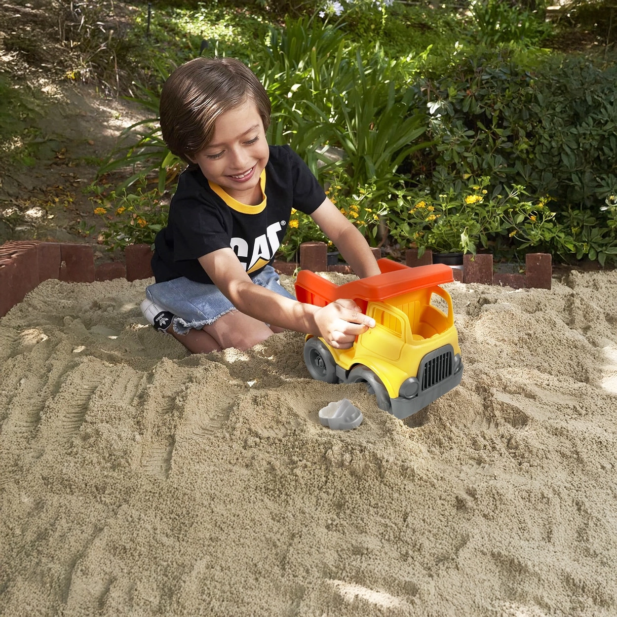 Wywrotka do Piasku Piaskownicy BEZ BPA Ekologiczna Ciężarówka Auto na Plażę