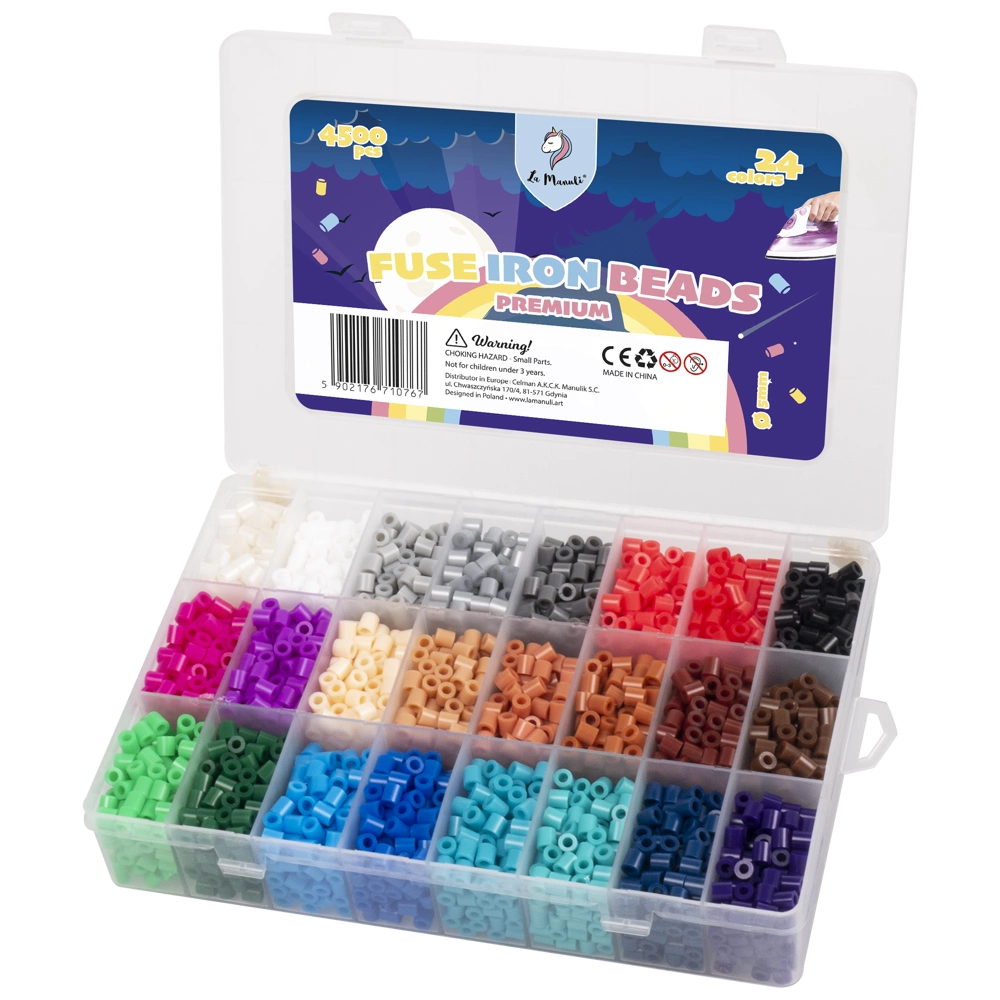 Koraliki do prasowania La Manuli 4500szt 24 Kolory - 21B