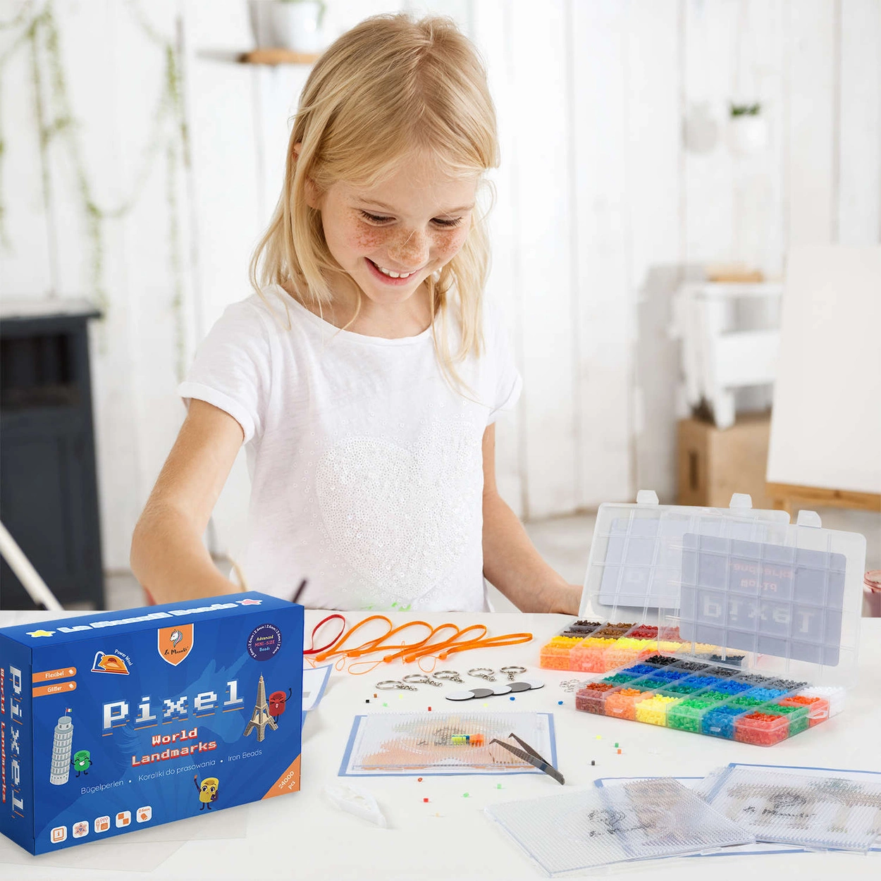 Mini Koraliki do prasowania Zestaw Światowe Budowle