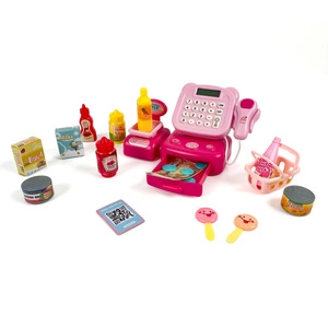 Interaktywna Kasa Fiskalna dla Dzieci Sklepowa Waga Skaner Koszyk Monety