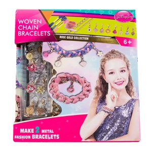 Zestaw do Robienia Bransoletek z Tkaniny Akcesoria