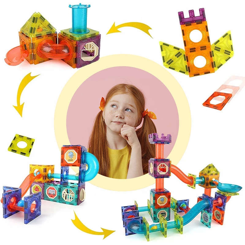 Klocki Magnetyczne - Light Magnetic Blocks 49 elementów