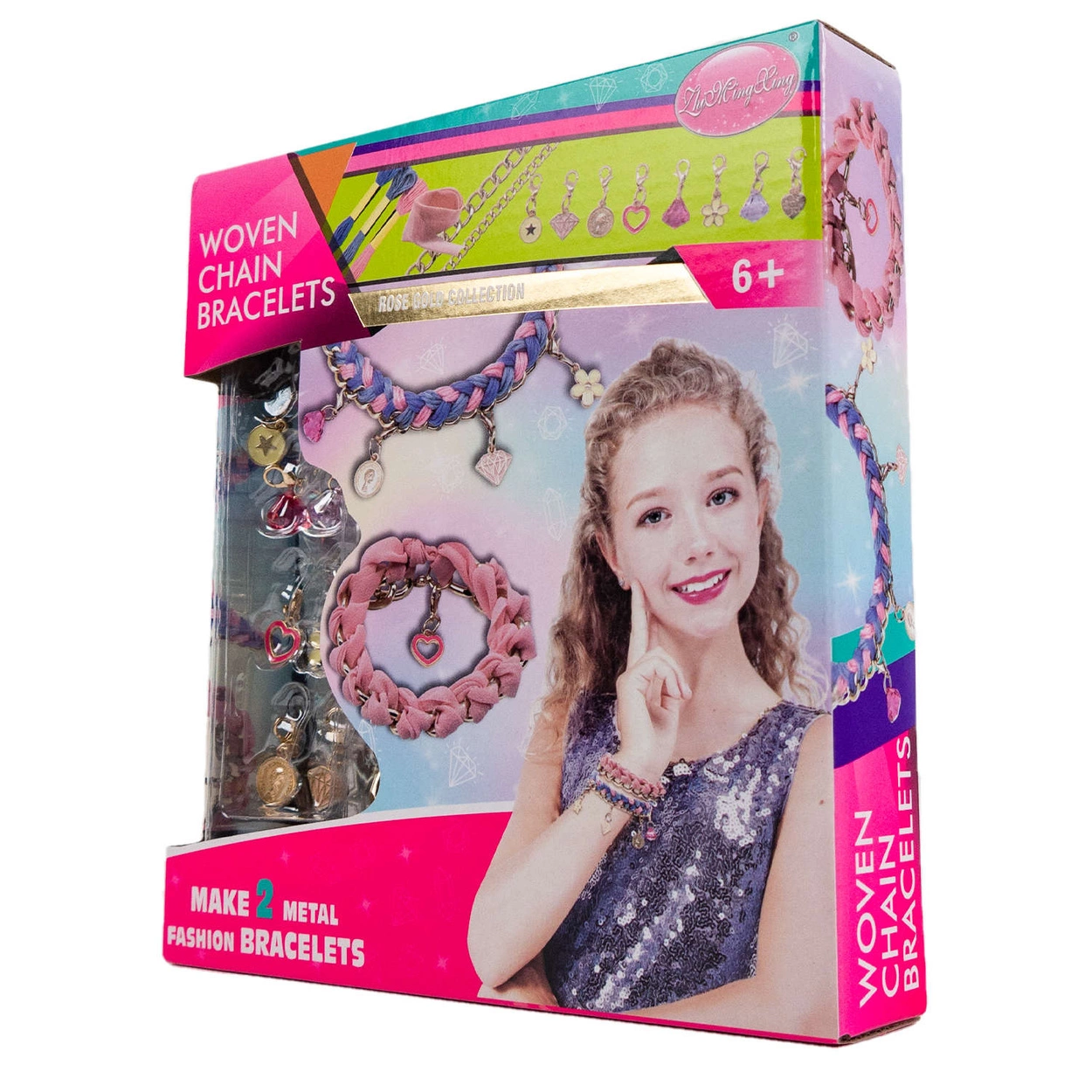 Zestaw do Robienia Bransoletek z Tkaniny Akcesoria