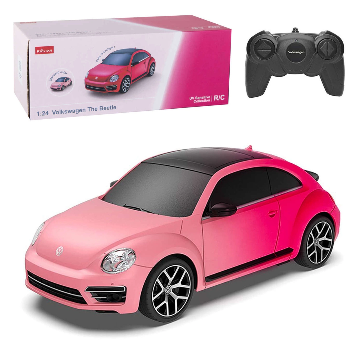 Zdalnie Sterowany Volkswagen Beetle UV 1:24 Rastar 76200-4